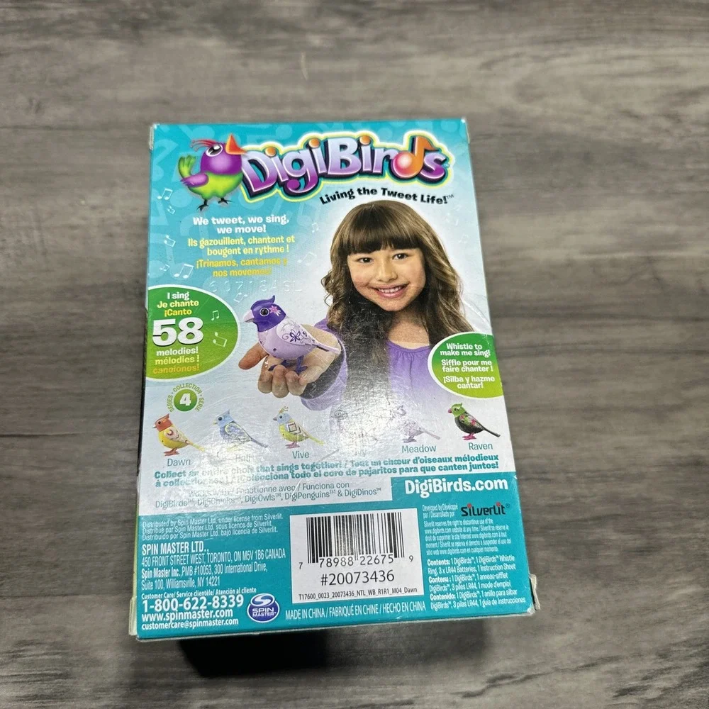 AUTHENTIC NEW IN SEALED BOX DigiBirds (By Spin Master) 58 Melodies Dawn Toy